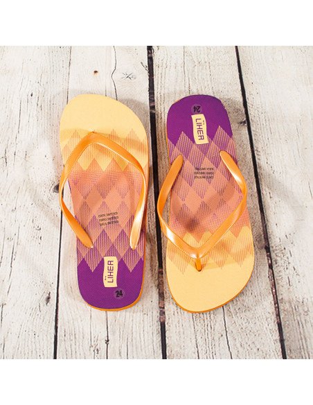 Sandalias de playa mujer con estampado al Mayoreo en LHESH