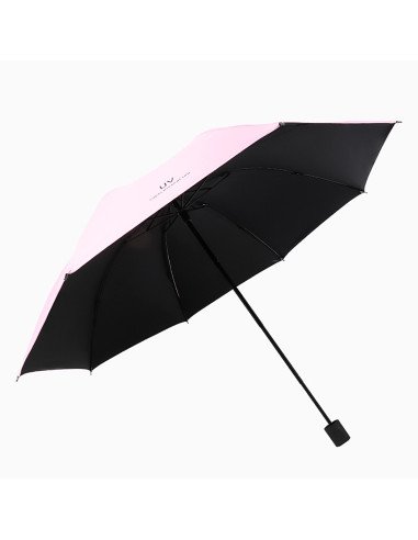 Sombrilla plegable con protección UV al mayoreo ofrece LHESH – ID 46039 rosa