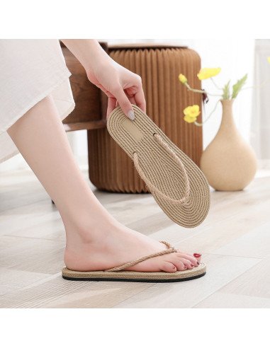 Sandalias de playa para mujer paja mayoreo en LHESH