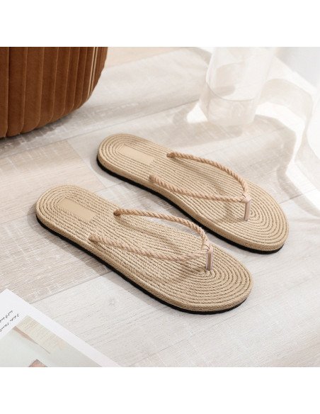 Sandalias de playa para mujer paja mayoreo en LHESH