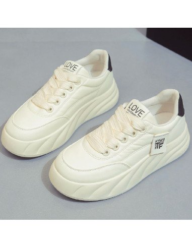 Tenis de inyección para dama al mayoreo ofrece LHESH - ID 45794 beige/negro