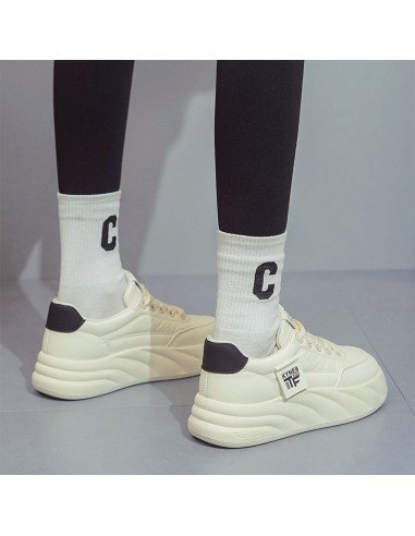 Tenis de inyección para dama al mayoreo ofrece LHESH - ID 45794 beige/negro