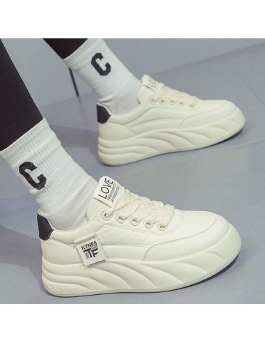 Tenis de inyección para dama al mayoreo ofrece LHESH - ID 45794 beige/negro