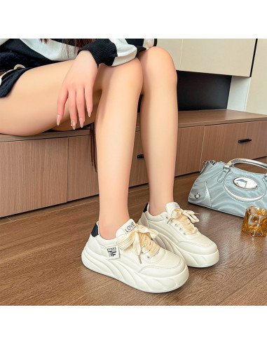 Tenis de inyección para dama al mayoreo ofrece LHESH - ID 45794 beige/negro