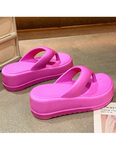 Sandalia para dama al mayoreo ofrece LHESH - ID 45835 fiusha