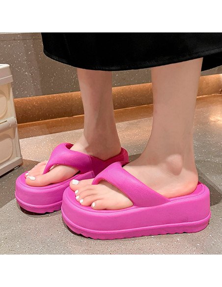 Sandalia para dama al mayoreo ofrece LHESH - ID 45835 fiusha