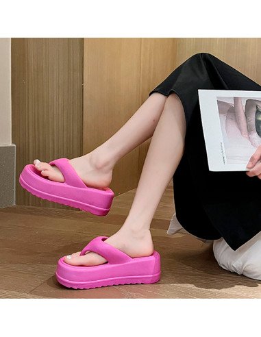 Sandalia para dama al mayoreo ofrece LHESH - ID 45835 fiusha