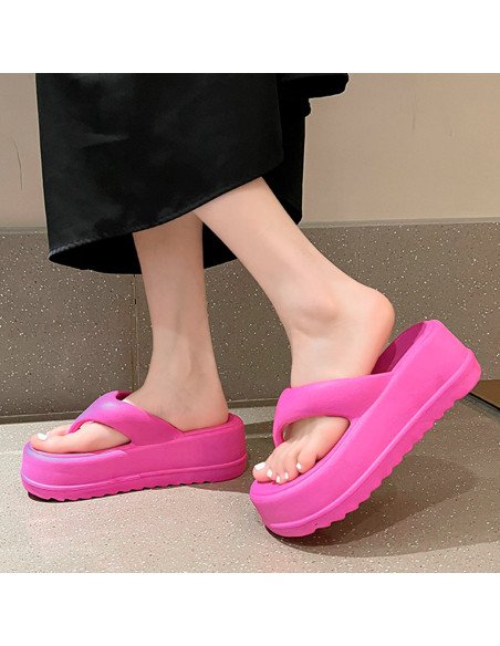 Sandalia para dama al mayoreo ofrece LHESH - ID 45835 fiusha