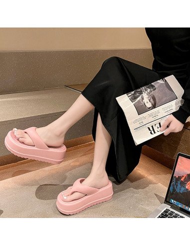 Sandalia para dama al mayoreo ofrece LHESH - ID 45836 rosa