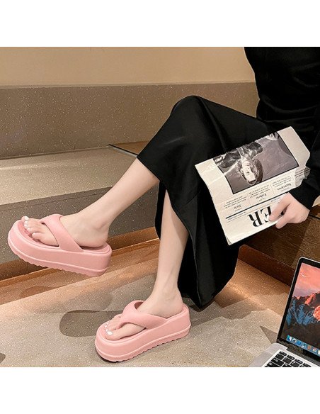 Sandalia para dama al mayoreo ofrece LHESH - ID 45836 rosa