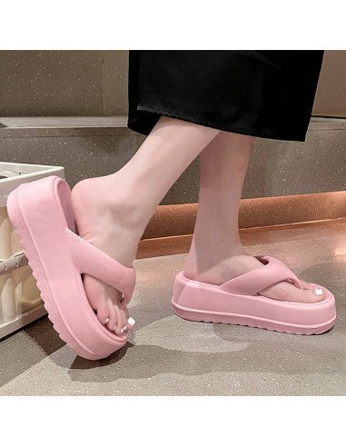 Sandalia para dama al mayoreo ofrece LHESH - ID 45836 rosa