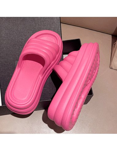 Sandalia para dama al mayoreo ofrece LHESH - ID 45850 fiusha