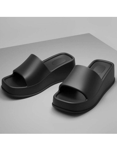 Sandalia para dama al mayoreo ofrece LHESH - ID 45827 negra