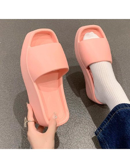 Sandalia para dama al mayoreo ofrece LHESH - ID 45828 rosa