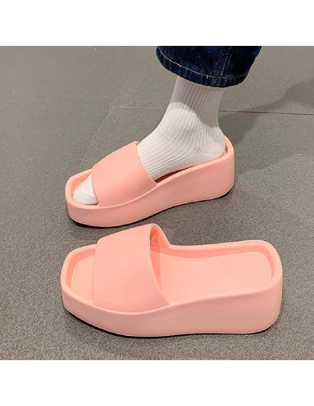 Sandalia para dama al mayoreo ofrece LHESH - ID 45828 rosa