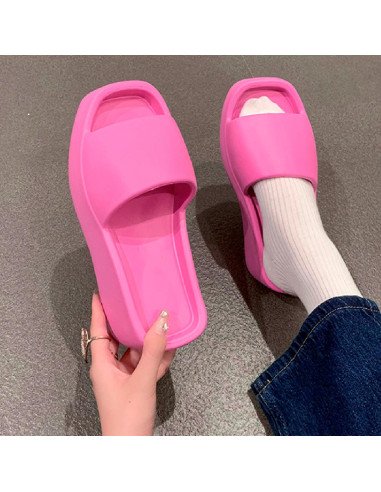 Sandalia para dama al mayoreo ofrece LHESH - ID 45829 fiusha