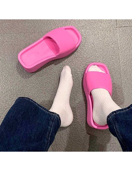 Sandalia para dama al mayoreo ofrece LHESH - ID 45829 fiusha