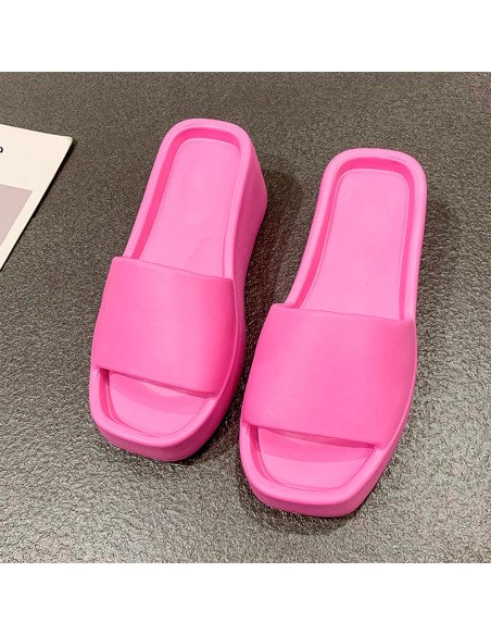 Sandalia para dama al mayoreo ofrece LHESH - ID 45829 fiusha