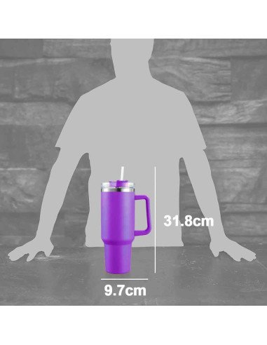 Termo de acero inoxidable 40 OZ al mayoreo en LHESH