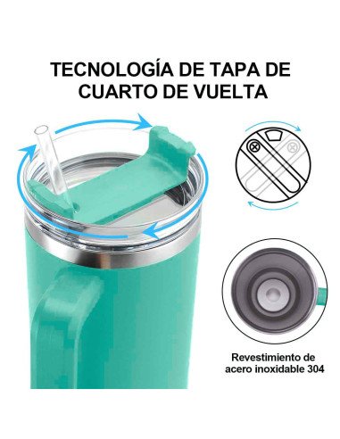 Termo de acero inoxidable 40 OZ al mayoreo en LHESH