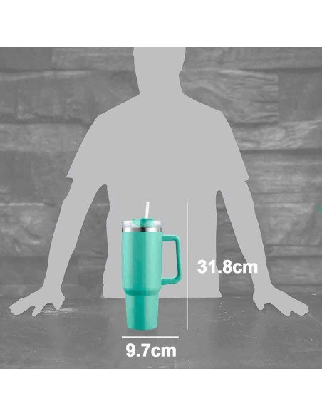 Termo de acero inoxidable 40 OZ al mayoreo en LHESH