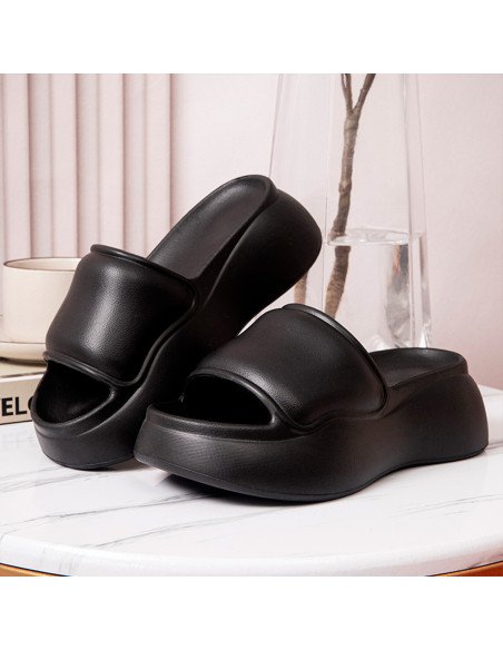 Sandalia para dama al mayoreo ofrece LHESH - ID 45838 negra