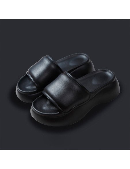 Sandalia para dama al mayoreo ofrece LHESH - ID 45838 negra