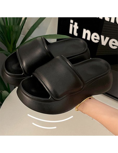 Sandalia para dama al mayoreo ofrece LHESH - ID 45838 negra