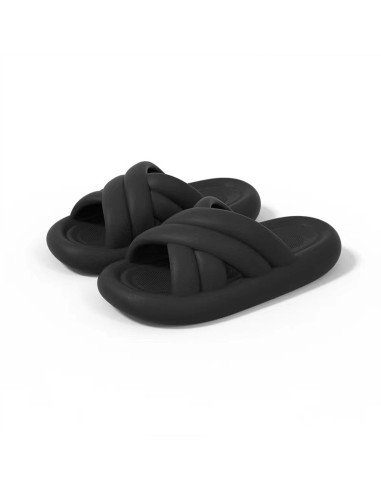 Sandalia para dama al mayoreo ofrece LHESH - ID 45820 negra