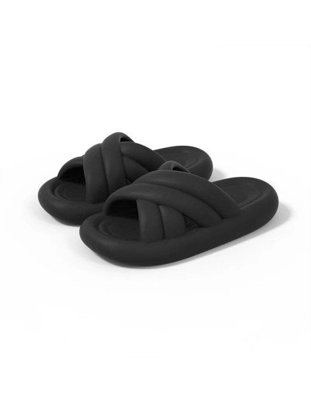 Sandalia para dama al mayoreo ofrece LHESH - ID 45820 negra