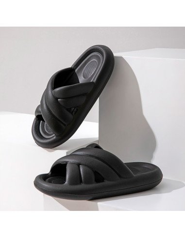 Sandalia para dama al mayoreo ofrece LHESH - ID 45820 negra