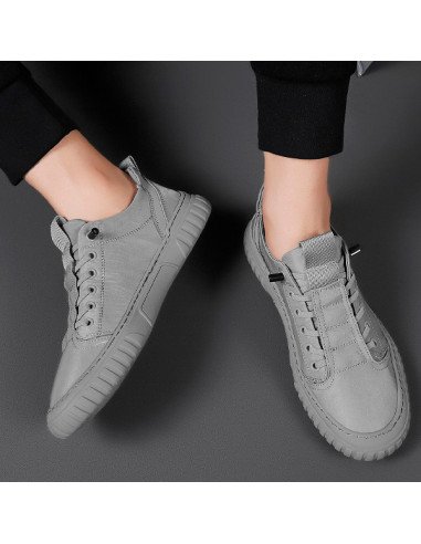 Tenis de inyección hombre al mayoreo ofrece LHESH - ID 46001 gris