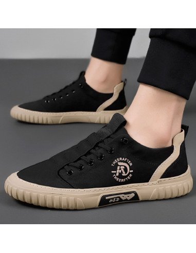 Tenis de inyección hombre al mayoreo ofrece LHESH - ID 46002 negro