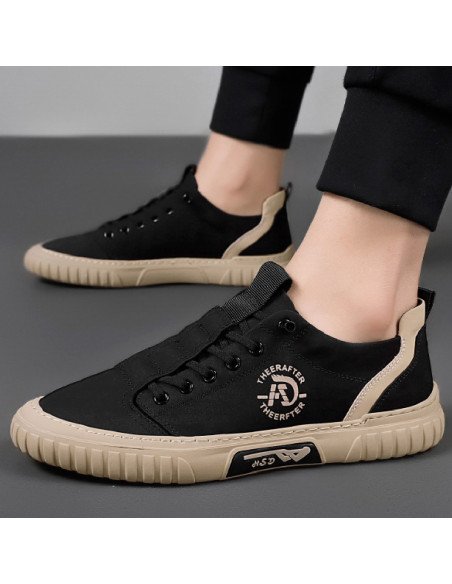 Tenis de inyección hombre al mayoreo ofrece LHESH - ID 46002 negro