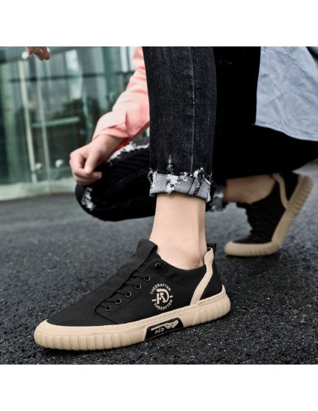 Tenis de inyección hombre al mayoreo ofrece LHESH - ID 46002 negro