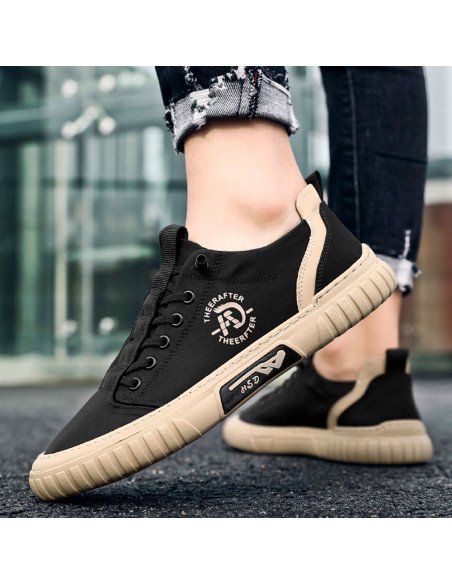 Tenis de inyección hombre al mayoreo ofrece LHESH - ID 46002 negro