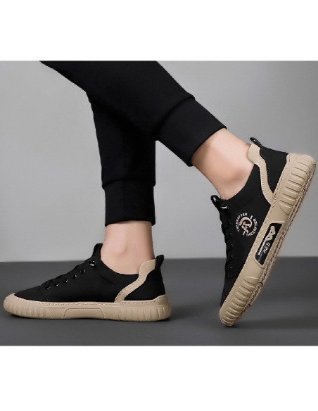 Tenis de inyección hombre al mayoreo ofrece LHESH - ID 46002 negro