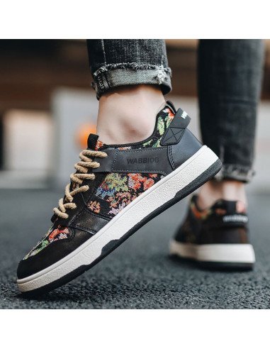 Tenis de inyección hombre al mayoreo ofrece LHESH - ID 46013 negro