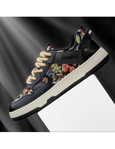 Tenis de inyección hombre al mayoreo ofrece LHESH - ID 46013 negro