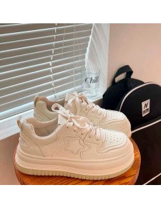 Tenis Casual de Plataforma con Apliques de Estrellas para Mujer | LHESH.mx | Mayoreo Calzado, Ropa y más productos 2