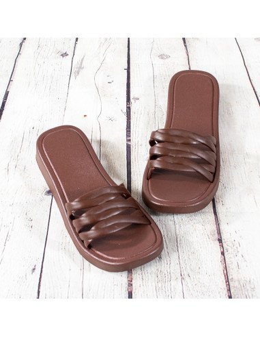 Sandalias de plástico para dama importadas al mayoreo en LHESH