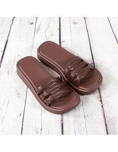 Sandalias de plástico para dama importadas al mayoreo en LHESH