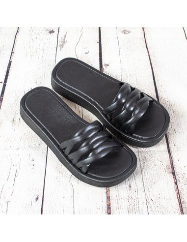 Sandalias de plástico para dama importadas al mayoreo en LHESH