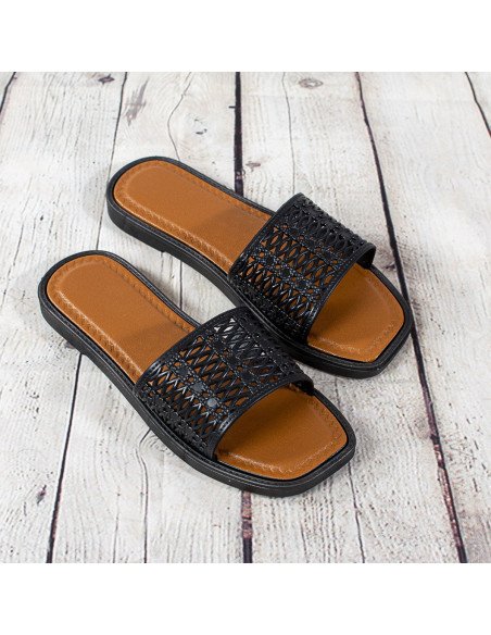 Sandalias de plástico para dama importadas al mayoreo en LHESH