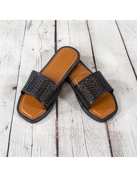 Sandalias de plástico para dama importadas al mayoreo en LHESH