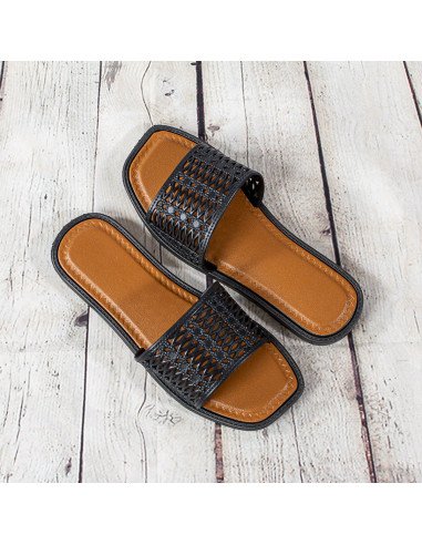 Sandalias de plástico para dama importadas al mayoreo en LHESH