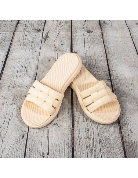 Sandalias de plástico para dama importadas al mayoreo en LHESH