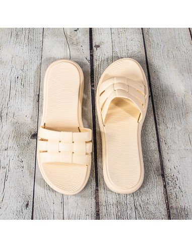 Sandalias de plástico para dama importadas al mayoreo en LHESH