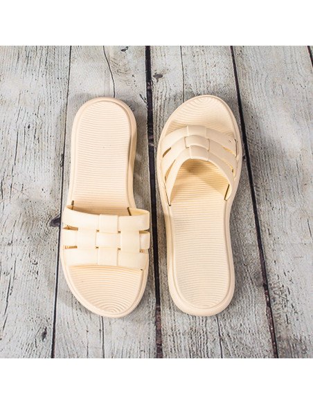 Sandalias de plástico para dama importadas al mayoreo en LHESH