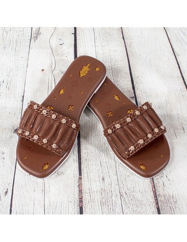 Sandalias de plástico para dama importadas al mayoreo en LHESH